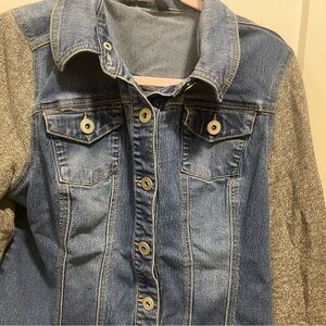 Baccini Blue and Gray Jean Jacket